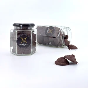 Galletas brownie con caramelo de cacahuete salgado