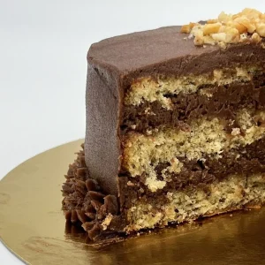Tarta de chocolate e avelá artesanal de Pandejuevo, Cee e A Coruña