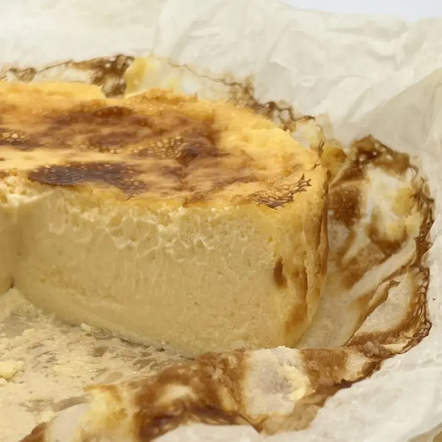 Tarta de queixo ao forno artesanal de Pandejuevo, Cee e A Coruña