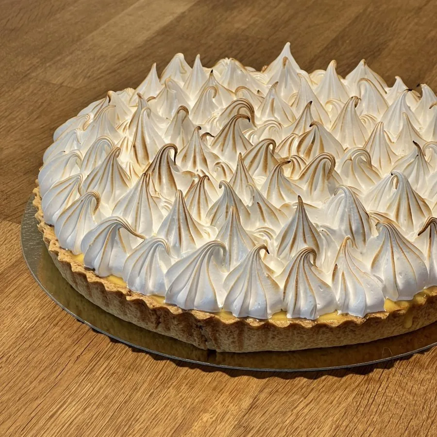 Tarta lemon pie artesanal de Pandejuevo, Cee e A Coruña