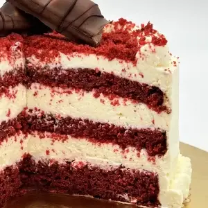 Tarta Red Velvet artesanal de Pandejuevo, Cee e A Coruña